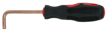 KS TOOLS Destornillador Allen BRONZEplus con mango, en ángulo para tornillos con encastre hexagonal 5 mm  ( 963.1507 )