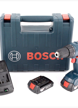 Bosch GSR 1800-Li 18 V Akku Bohrschrauber im Koffer mit 2 x 1,5 Ah Akku, Ladegerät - Toolbrothers