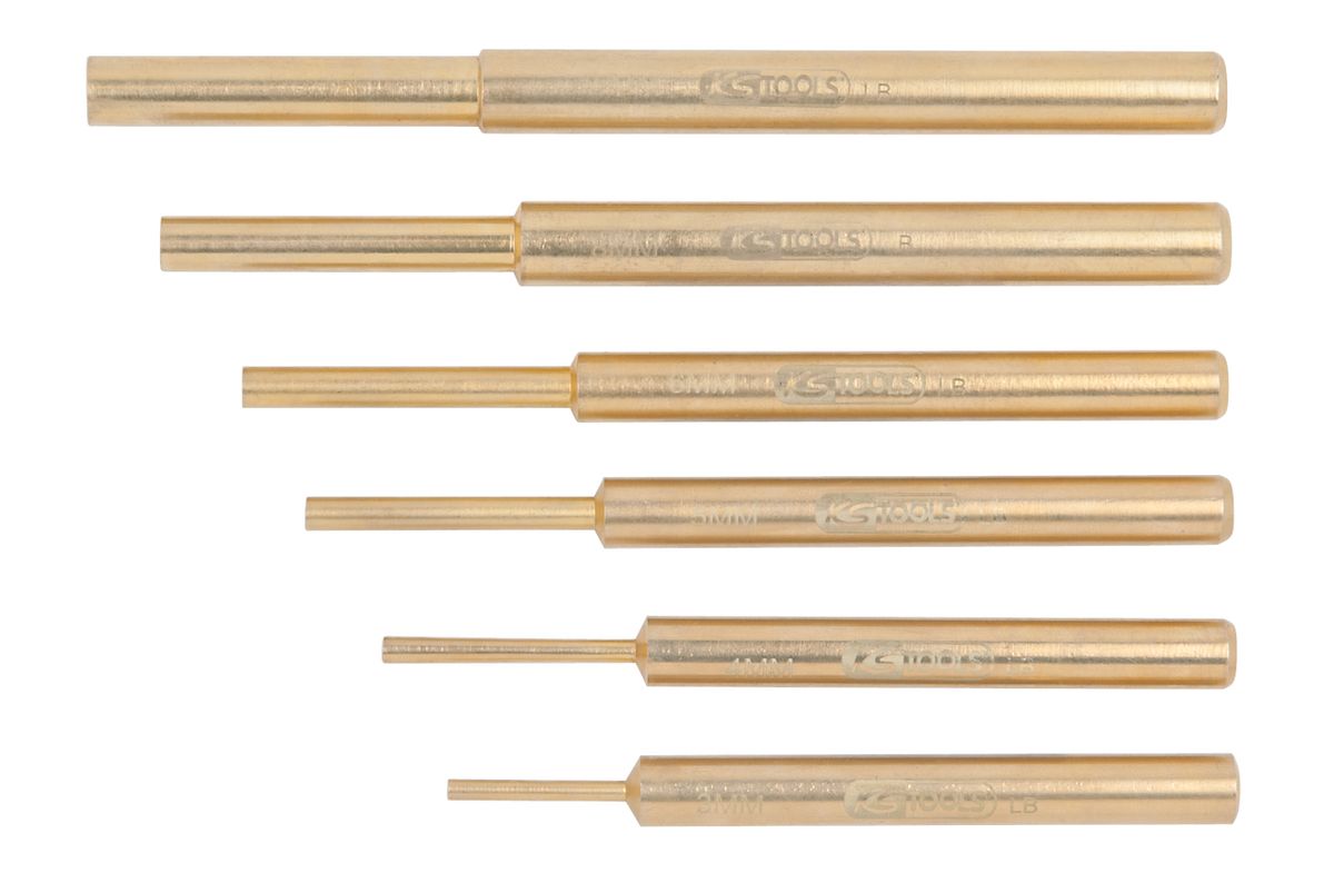 KS TOOLS Juego de botadores para pasadores BRONZEplus, 6 pzs ( 963.2590 )