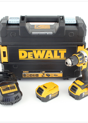 DeWalt DCD 732 P2 14,4V Li-Ion Akku Bohrschrauber Set mit 2 x 5,0 Ah Akku und Ladegerät im Koffer - Toolbrothers