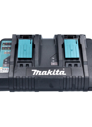 Makita Power Source Kit 18 V mit 4x BL 1840 B Akku 4,0 Ah ( 4x 197265-4 ) + DC 18 RD Doppelladegerät ( 196933-6 ) + Makpac - Toolbrothers