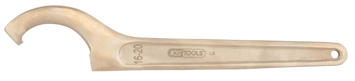 KS TOOLS Llave de gancho con espiga BRONZEplus Ø80-90 mm  ( 963.8220 )