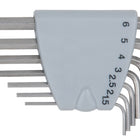 KS TOOLS Jeu de clés mâles coudées pour vis 6 pans, EDELSTAHL, 7 pcs ( 964.0315 )