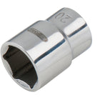 KS TOOLS 1/2' Llave de vaso hexagonal STAINLESS STEEL, 27 mm ( 964.1227 )