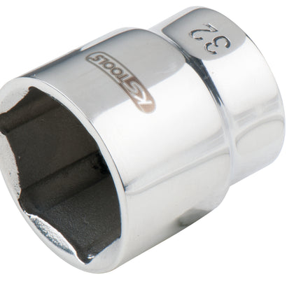 KS TOOLS 3/4' Llave de vaso hexagonal STAINLESS STEEL, 17 mm ( 964.3417 )