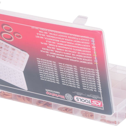 KS TOOLS Sortiment Kupfer-Dichtringe, 5-28, 300-tlg ( 970.0140 ) - Toolbrothers