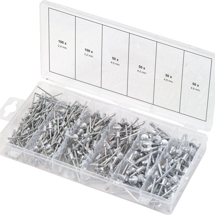 KS TOOLS Sortiment Blindnieten, 400-tlg ( 970.0150 ) - Toolbrothers