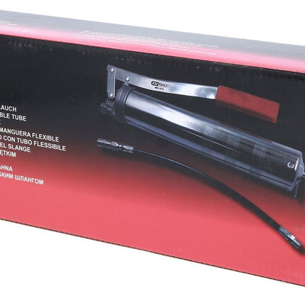 KS TOOLS Hebel-Fettpresse mit flexiblem Schlauch, 400g ( 980.1010 ) - Toolbrothers