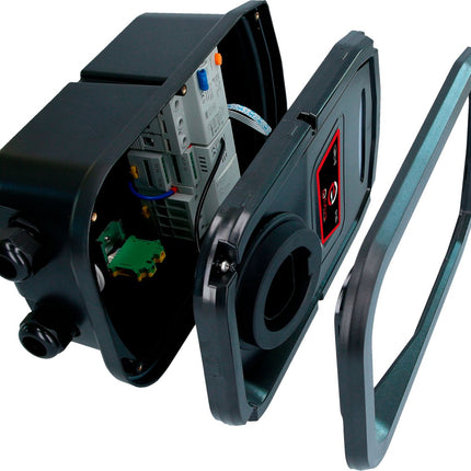 KS TOOLS efuturo Wallbox mit Typ 2 Ladekabel, 3 Phasen, bis zu 11 kW, 16 A, 400 V, Mode 3, mit RFID Zugangskontrolle, ohne Stromzähler ( 117.7511 ) - Toolbrothers