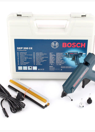 Bosch GKP 200 CE Professional Klebepistole im Koffer mit 8 Klebesticks und Zubehör ( 0601950703 ) - Toolbrothers