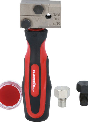 KS TOOLS FLAREFIXeco 4,75 mm Universal-Bremsleitungs-Bördelgerät-Satz, 4-tlg ( 122.1215 ) - Toolbrothers