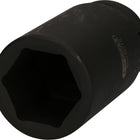 KS TOOLS Llave para tuercas de eje de 3/4', 6 cantos, larga, 33 mm ( 460.0015 )