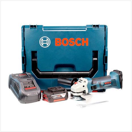 Bosch GWS 18-125 V-LI Akku Winkelschleifer 18V 125mm + 1x Akku 6,0Ah + Ladegerät + L-Boxx - Toolbrothers