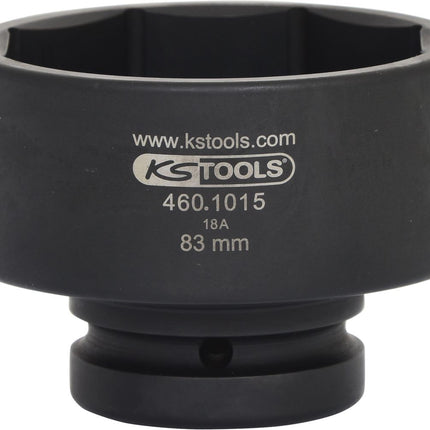 KS TOOLS Llave para tuercas de eje para ROR, 83 mm ( 460.1015 )