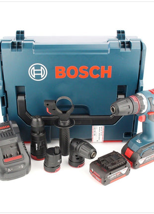 Bosch GSR 18 V-EC FC2 Akku Bohrschrauber in L-Boxx mit GAL 1880 Ladegerät und 2x GBA 6 Ah Akku und Bohrfutter GFA GEA GWA GHA FC2 - Toolbrothers