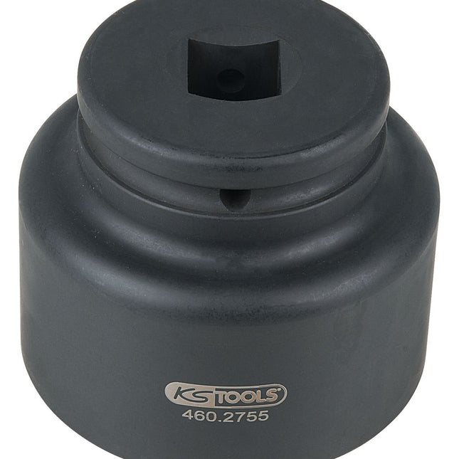 KS TOOLS Llave para tuercas de eje de 3/4', 8 cantos, corta, 70 mm ( 460.2755 )