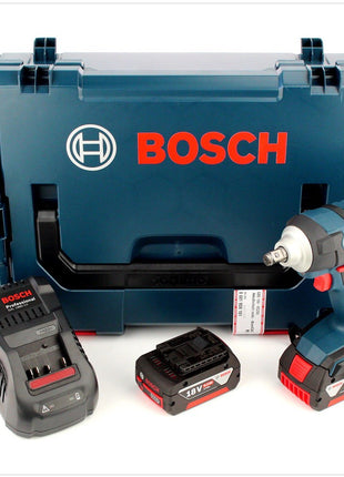 Bosch GDS 18 V-EC 250 Akku Drehschlagschrauber 18V 250Nm Brushless + 2x Akku 6,0Ah + Ladegerät + L-Boxx - Toolbrothers