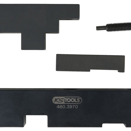 KS TOOLS Montagehilfe-Satz für Steuergehäusedeckel für Volvo, 4-tlg ( 460.3970 ) - Toolbrothers