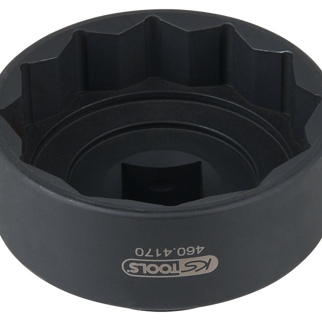 KS TOOLS Llave para tuercas de eje de 1' para Iveco, 12 cantos, 85 mm ( 460.4170 )