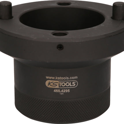 KS TOOLS Llave de 1/2' para tuercas de eje con 2 espigas para Fuso, Ø 100 mm ( 460.4295 )