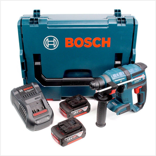 Bosch GBH 18 V-EC brushless Bohrhammer Professional SDS-Plus in L-Boxx mit GAL 1880 CV Schnellladegerät und 2x GBA 6 Ah Akku - Toolbrothers