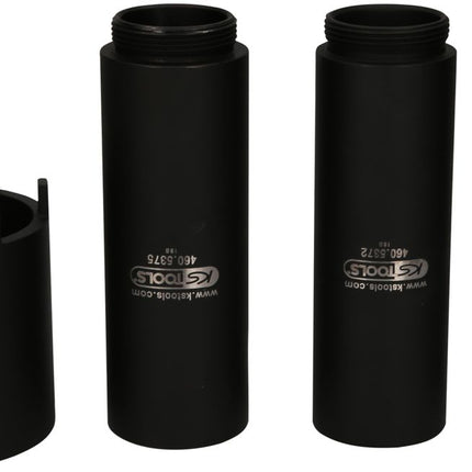 KS TOOLS Nutmuttern-Schlüssel-Satz mit 3 Führungsrohren für Mercedes, Ø 63 mm, 4-tlg ( 460.5620 ) - Toolbrothers