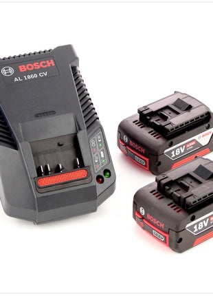 Bosch GSR 18 V-EC Akku Bohrschrauber mit 2x Akku 4 Ah, AL1860 Ladegerät, L-Boxx und Bit Set ( 0615990GB4 ) - Toolbrothers