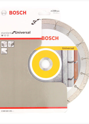 Bosch Diamant Trennscheibe 230 x 22,23 mm Standard for Universal ( 2608602195 ) - Toolbrothers