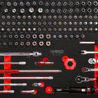 KS TOOLS Serie di chiavi a bussola 1/4' nell'inserto in schiuma, 169 pz ( 811.0169 )