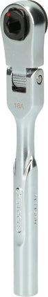 KS TOOLS Carraca reversible articulada para puntas de 1/4', longitud 119 mm ( 918.1560 )