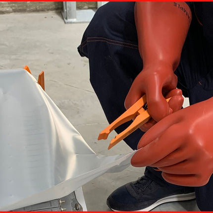 KS TOOLS Pinza de plástico con aislamiento protector, grande, 165 mm ( 117.0161 )