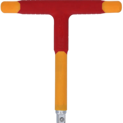 KS TOOLS 1/2" T-Griff-Aufsteckschlüssel mit Schutzisolierung, 200mm ( 117.5340 ) - Toolbrothers