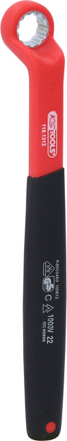 KS TOOLS Llave de estrella aislada, acodada, 12 mm ( 118.1312 )