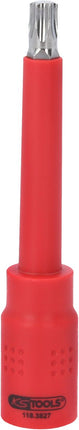KS TOOLS Llave de vaso con punta Torx aislada 3/8', T45, 122 mm ( 118.3827 )