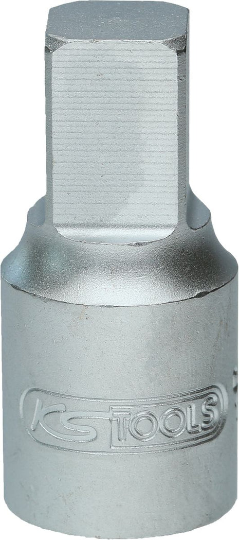 KS TOOLS Vaso con punta de servicio de aceite de 3/8" para tornillos con casquillo cuadrado, 11 mm (150.9114)