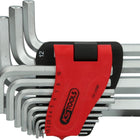 KS TOOLS Juego de llaves Allen en un soporte abatible,14 pzs 1,5-19mm ( 151.4590 )