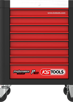 KS TOOLS Composition pour servante d’atelier Performanceplus P10 avec 279 outils pour 5 tiroirs ( 810.5279 )