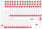 KS TOOLS Inserto de espuma vacío para 811.1111 (811.1111-97)