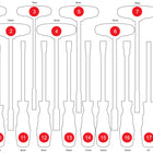 KS TOOLS Inserto in schiuma vuoto per 811.2018 ( 811.2018-97 )