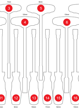 KS TOOLS Inserto de espuma vacío para 811.2018 (811.2018-97)