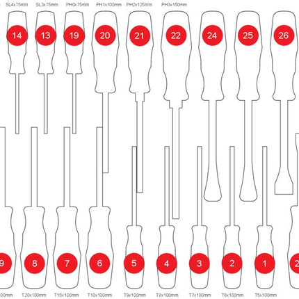 KS TOOLS Inserto de gomaespuma para 813.0033 ( 813.0033-97 )
