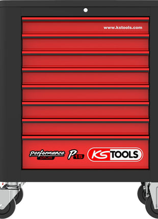 KS TOOLS Composition pour servante d’atelier Performanceplus P15 avec 180 outils pour 4 tiroirs ( 815.4180 )