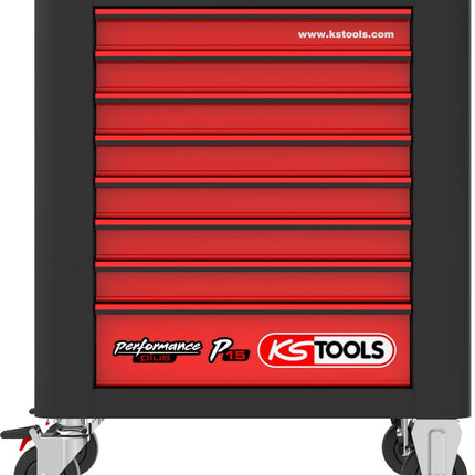 KS TOOLS Serie carrello da officina Performanceplus P15 con 284 utensili per 6 cassetti ( 815.6284 )