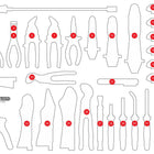 KS TOOLS Inserto de gomaespuma vacío para 821.0034 ( 821.0034-97 )