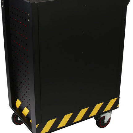 KS TOOLS Carro de taller ECOline NEGRO/ROJO/AMARILLO con 7 cajones ( 897.1007 )