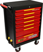 Carro de taller KS TOOLS ECOline NEGRO/ROJO/AMARILLO con 7 cajones (897.1007)