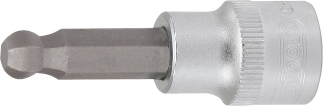 KS TOOLS 1/4" Bit-Stecknuss Innensechskant mit Kugelkopf, 5 mm ( 917.2445 ) - Toolbrothers