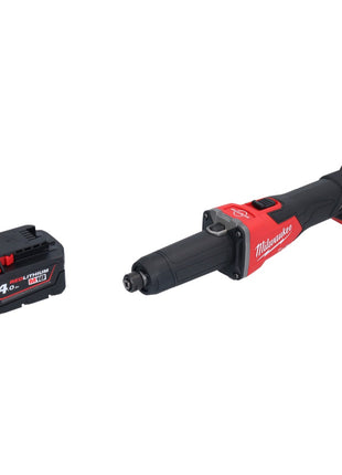 Amoladora recta a batería Milwaukee M18 FDGRB-401 18 V 50 mm sin escobillas + 1x batería 4,0 Ah - sin cargador