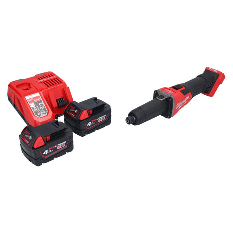 Milwaukee M18 FDGRB-402 Akumulatorowa szlifierka prosta 18 V 50 mm bezszczotkowa + 2x akumulator 4,0 Ah + ładowarka