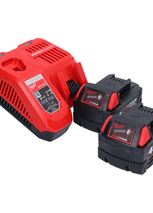 Amoladora recta a batería Milwaukee M18 FDGRB-402 18 V 50 mm sin escobillas + 2x baterías 4,0 Ah + cargador